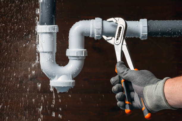 Professional Sewer Line Repair technician working in Fort Lee, VA